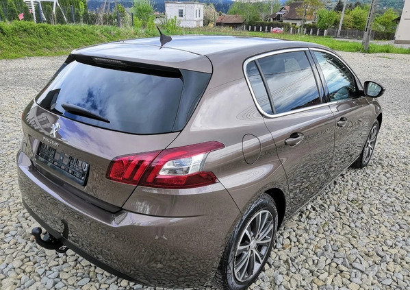 Peugeot 308 cena 34900 przebieg: 100000, rok produkcji 2016 z Tuchów małe 742